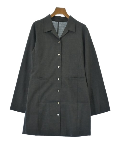 H BEAUTY&YOUTH(エイチビューティーアンドユース)シャツワンピース グレー サイズ:-(M位)/2200697338037