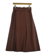 H BEAUTY&YOUTH（エイチビューティーアンドユース）ロング・マキシ丈スカート 茶 サイズ:M レディース/2200695841287