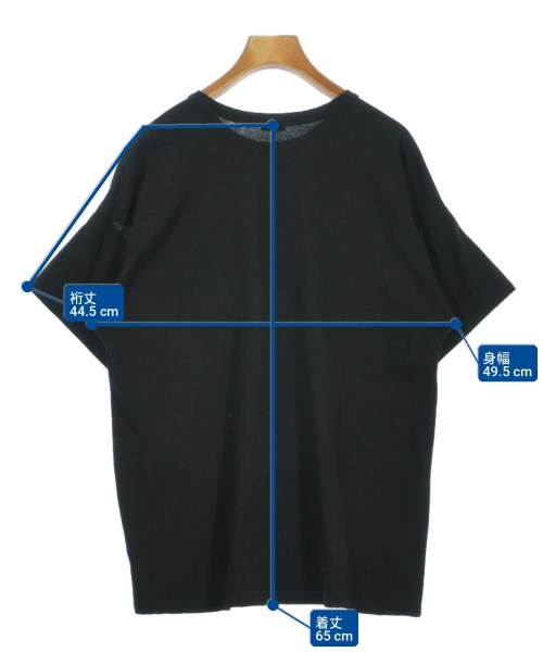 H BEAUTY&YOUTH（エイチビューティーアンドユース）Tシャツ・カットソー 黒 サイズ:F レディース/2200695673048