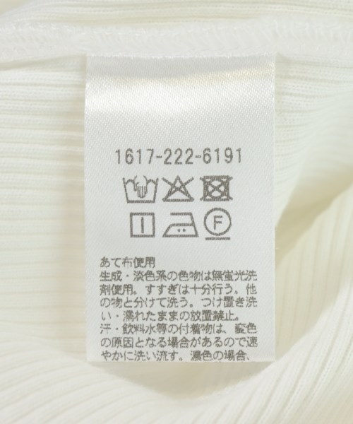 H BEAUTY&YOUTH（エイチビューティーアンドユース）Tシャツ・カットソー 白 サイズ:-(XS位) レディース/2200697572097