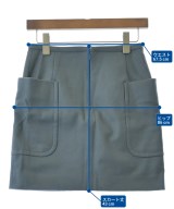 H BEAUTY&YOUTH（エイチビューティーアンドユース）ミニスカート 青 サイズ:M レディース/2200655706045