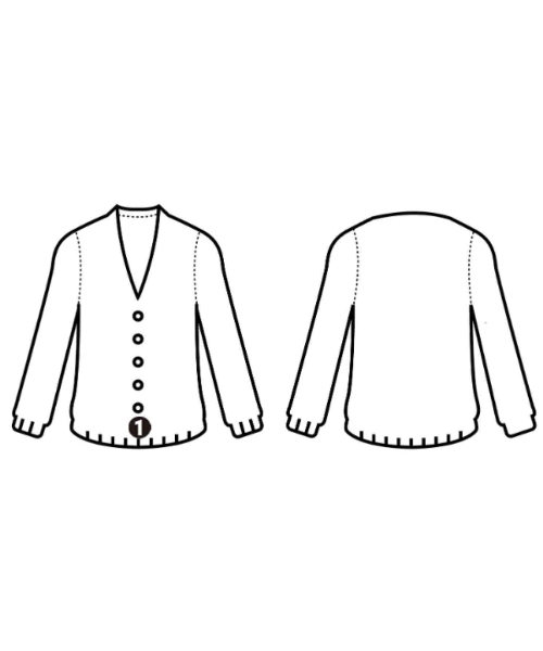 H BEAUTY&YOUTH（エイチビューティーアンドユース）カーディガン 黒 サイズ:-(M位) レディース/2200652004038