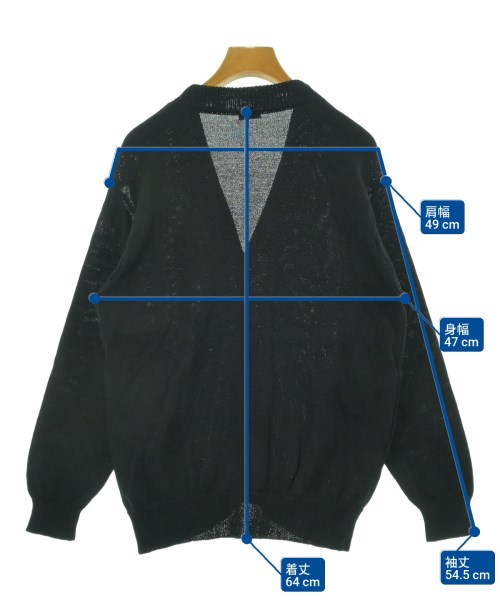 H BEAUTY&YOUTH（エイチビューティーアンドユース）カーディガン 黒 サイズ:-(M位) レディース/2200652004038