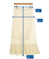 H BEAUTY&YOUTH（エイチビューティーアンドユース）ロング・マキシ丈スカート 白 サイズ:S レディース/2200659482075