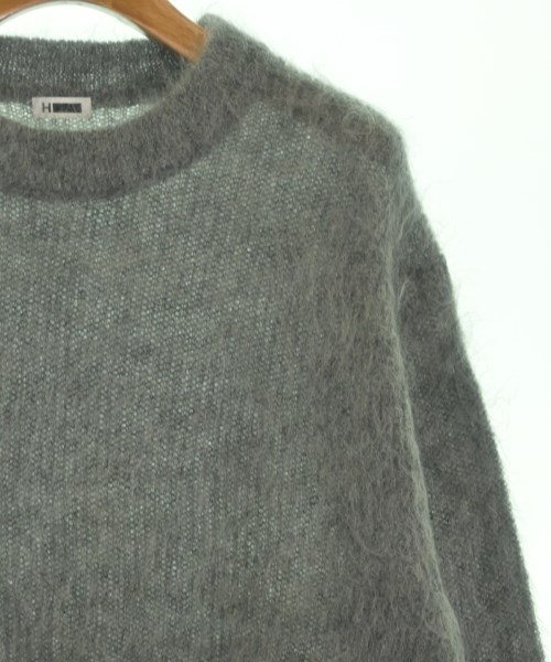 H BEAUTY&YOUTH（エイチビューティーアンドユース）ニット・セーター グレー サイズ:F レディース/2200650401013
