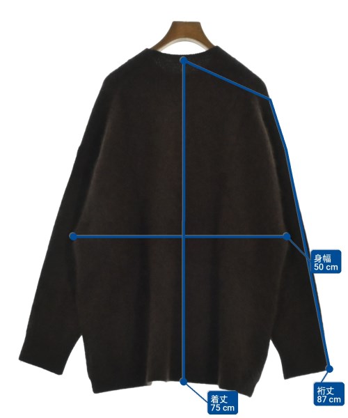 H BEAUTY&YOUTH（エイチビューティーアンドユース）ニット・セーター 茶 サイズ:-(M位) レディース/2200712790024