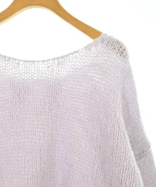 H BEAUTY&YOUTH（エイチビューティーアンドユース）ニット・セーター 紫 サイズ:F レディース/2200639227047