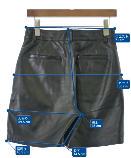 H BEAUTY&YOUTH（エイチビューティーアンドユース）ショートパンツ 黒 サイズ:M レディース/2200647344392