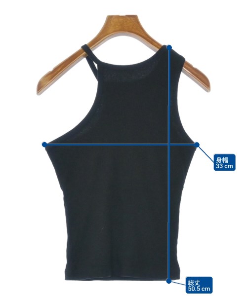 H BEAUTY&YOUTH（エイチビューティーアンドユース）タンクトップ 黒 サイズ:F レディース/2200639738024