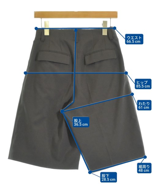 H BEAUTY&YOUTH（エイチビューティーアンドユース）ショートパンツ 茶 サイズ:S レディース/2200651505154