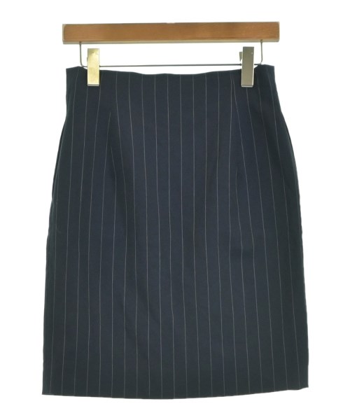 H BEAUTY&YOUTH（エイチビューティーアンドユース）ひざ丈スカート 紺 サイズ:M レディース/2200651856034