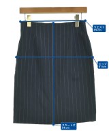 H BEAUTY&YOUTH（エイチビューティーアンドユース）ひざ丈スカート 紺 サイズ:M レディース/2200651856034