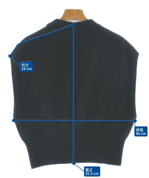 H BEAUTY&YOUTH（エイチビューティーアンドユース）ニット・セーター 黒 サイズ:F レディース/2200652859010