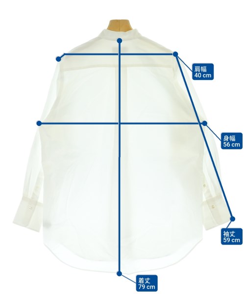 H BEAUTY&YOUTH（エイチビューティーアンドユース）カジュアルシャツ 白 サイズ:M レディース/2200652859034