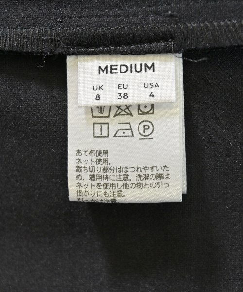 H BEAUTY&YOUTH（エイチビューティーアンドユース）オールインワン/サロペット 黒 サイズ:M レディース/2200645820096