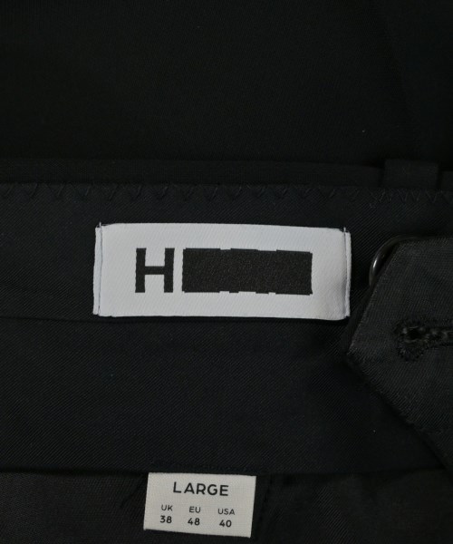 H BEAUTY&YOUTH（エイチビューティーアンドユース）スラックス 黒 サイズ:L レディース/2200706658231