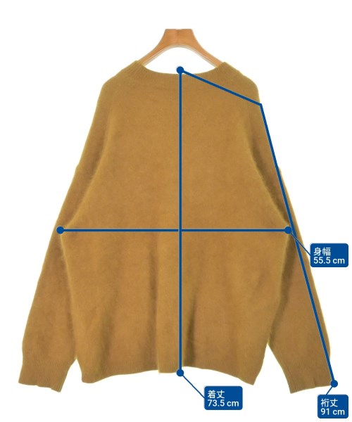 H BEAUTY&YOUTH（エイチビューティーアンドユース）ニット・セーター 黄 サイズ:-(M位) レディース/2200663686049