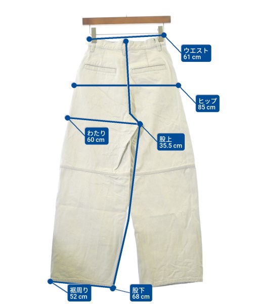 H BEAUTY&YOUTH（エイチビューティーアンドユース）デニムパンツ グレー サイズ:36(S位) レディース/2200663542079