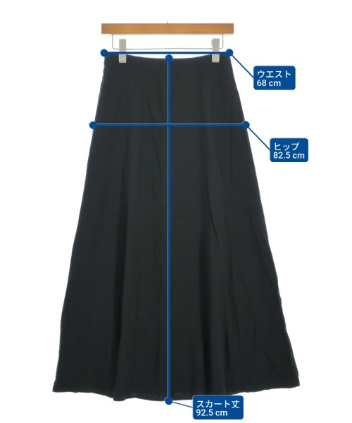 BEAUTY&YOUTH UNITED ARROWS（ビューティーアンドユースユナイテッドアローズ）ロング・マキシ丈スカート 黒 サイズ:M レディース/2200665900143