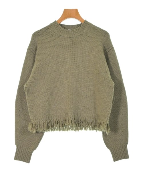 H BEAUTY&YOUTH(エイチビューティーアンドユース)ニット・セーター カーキ サイズ:F/2200670010066