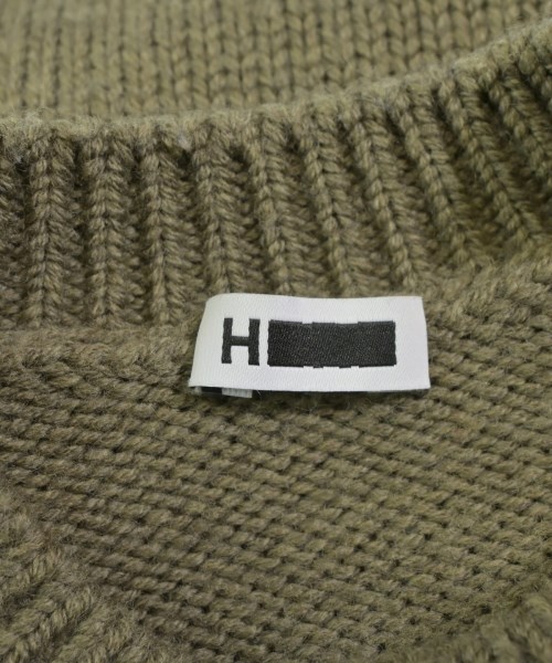 H BEAUTY&YOUTH（エイチビューティーアンドユース）ニット・セーター カーキ サイズ:F レディース/2200670010066