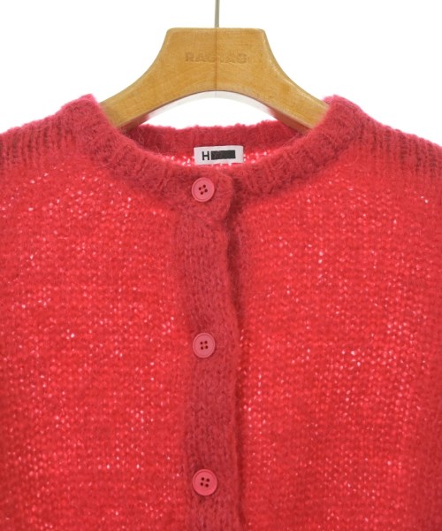 H BEAUTY&YOUTH（エイチビューティーアンドユース）カーディガン 赤 サイズ:F レディース/2200666341068