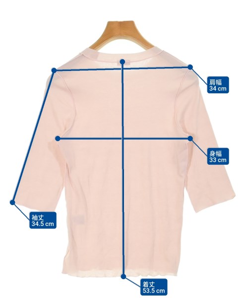 H BEAUTY&YOUTH（エイチビューティーアンドユース）Tシャツ・カットソー ピンク サイズ:-(M位) レディース/2200671398125