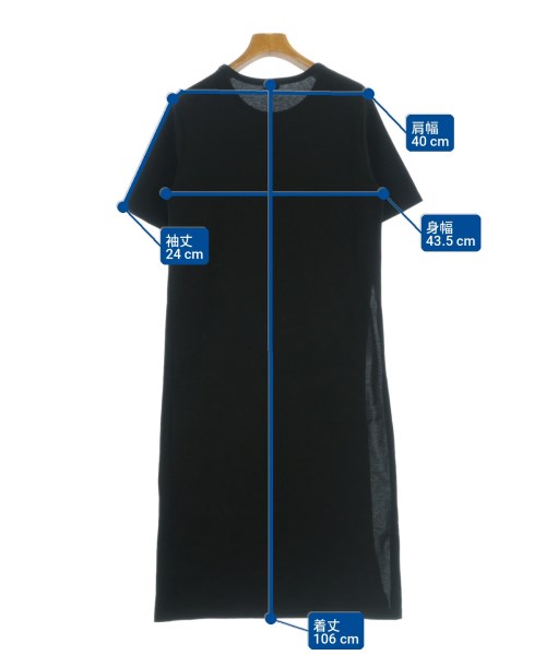 H BEAUTY&YOUTH（エイチビューティーアンドユース）ワンピース 黒 サイズ:-(L位) レディース/2200722570067