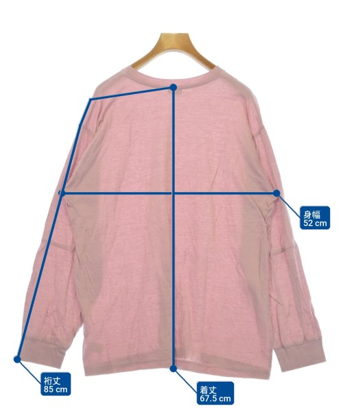 H BEAUTY&YOUTH（エイチビューティーアンドユース）Tシャツ・カットソー ピンク サイズ:F レディース/2200721769066