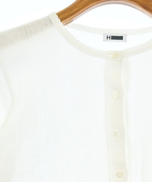 H BEAUTY&YOUTH（エイチビューティーアンドユース）カーディガン 白 サイズ:-(XS位) レディース/2200727296047