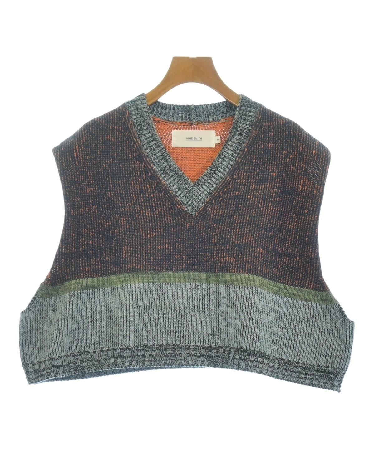 JANE SMITH（ジェーンスミス）ベスト 紺 サイズ:M レディース