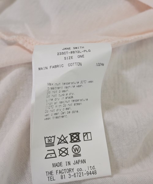 JANE SMITH（ジェーンスミス）Tシャツ・カットソー ピンク サイズ:-(M位) レディース/2200624851110