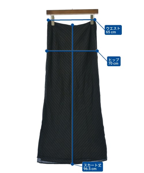 JANE SMITH（ジェーンスミス）ロング・マキシ丈スカート 黒 サイズ:34(XS位) レディース/2200638715132