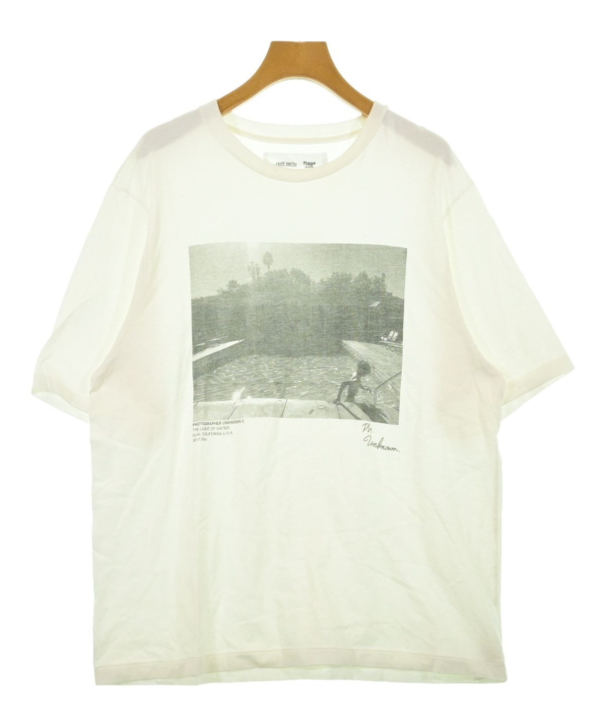 ♡美品♡プラージュ ジェーンスミス ロンT ロゴT　白 ♡美品♡プラージュ ジェーンスミス ロンT ロゴT 白 plage