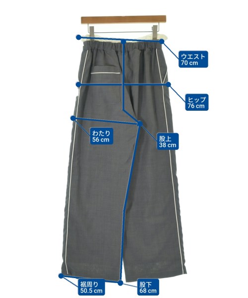 JANE SMITH（ジェーンスミス）スラックス グレー サイズ:36(S位) レディース/2200672855016