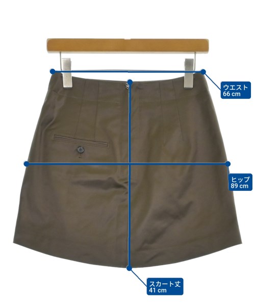 JANE SMITH（ジェーンスミス）ミニスカート 茶 サイズ:36(S位) レディース/2200661866078