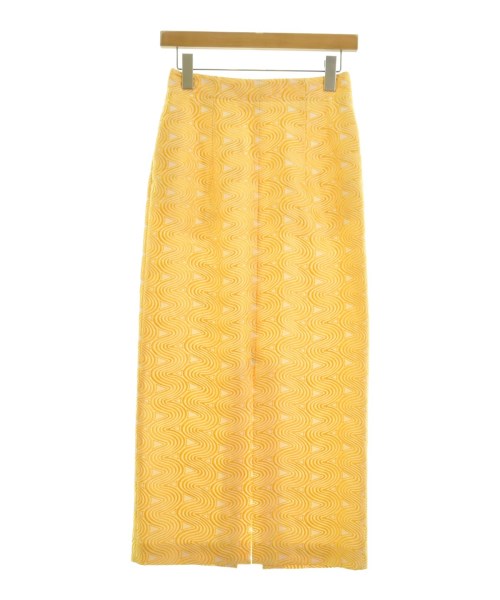 JANE SMITH(ジェーンスミス)ロング・マキシ丈スカート 黄 サイズ:36(S位)/2200646393018