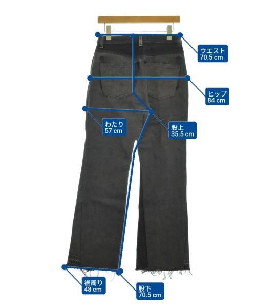 JANE SMITH（ジェーンスミス）デニムパンツ 黒 サイズ:26(M位) レディース/2200666541420