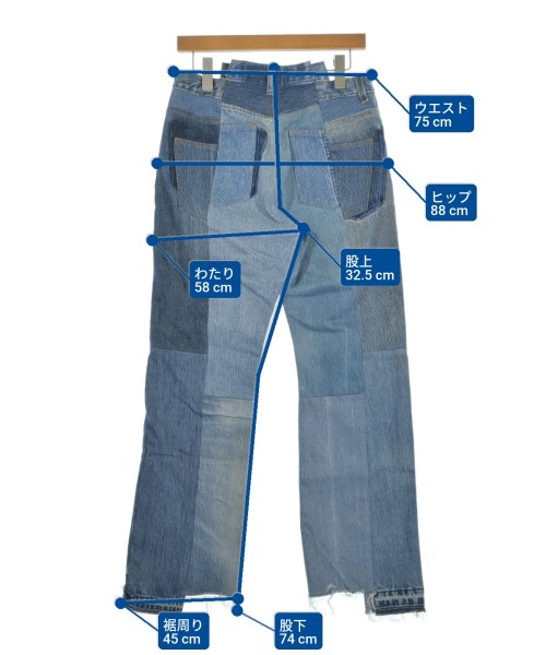 JANE SMITH（ジェーンスミス）デニムパンツ 青 サイズ:26(M位) レディース/2200666541499