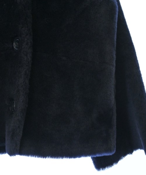 THE NEWHOUSE（ザニューハウス）ムートンコート 紺 サイズ:F レディース/2200630561010