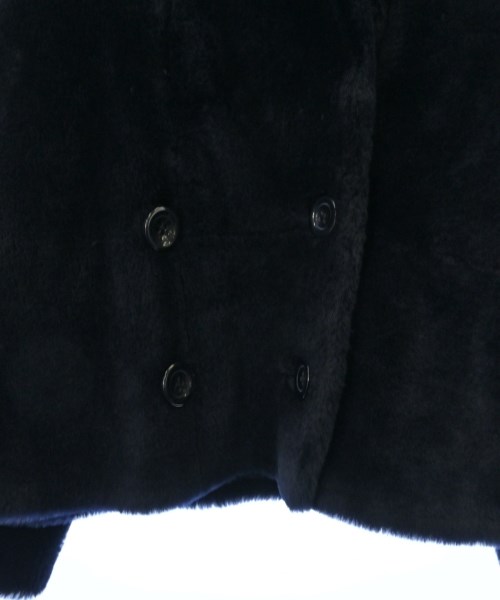 THE NEWHOUSE（ザニューハウス）ムートンコート 紺 サイズ:F レディース/2200630561010