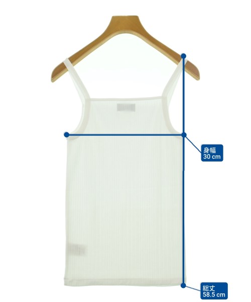 THE NEWHOUSE（ザニューハウス）タンクトップ 白 サイズ:S レディース/2200652345155