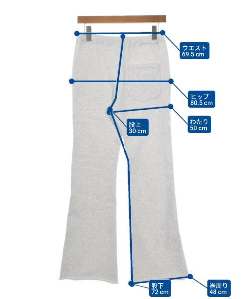 THE NEWHOUSE（ザニューハウス）スウェットパンツ グレー サイズ:XS レディース/2200653329048