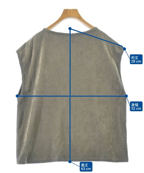 THE NEWHOUSE（ザニューハウス）ブラウス グレー サイズ:F レディース/2200653329123