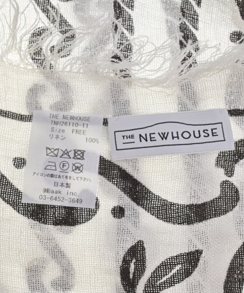 THE NEWHOUSE（ザニューハウス）ストール 白 サイズ:F レディース/2200709090250