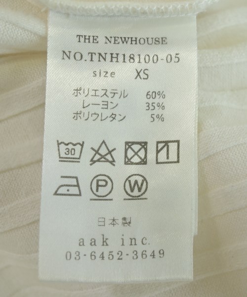 THE NEWHOUSE（ザニューハウス）Tシャツ・カットソー 白 サイズ:XS レディース/2200722219171