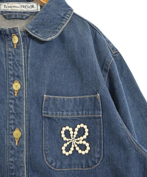 Tu es mon TRESOR（トゥエモントレゾア）カジュアルシャツ 紺 サイズ:F レディース/2200620343046