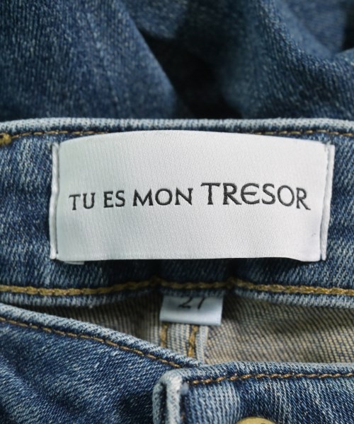 Tu es mon TRESOR（トゥエモントレゾア）デニムパンツ 紺 サイズ:27(M位) レディース/2200620456029