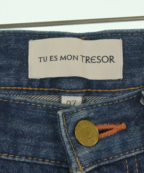 Tu es mon TRESOR（トゥエモントレゾア）デニムパンツ 青 サイズ:27(M位) レディース/2200604632029