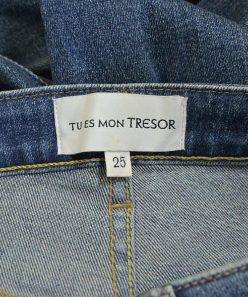 Tu es mon TRESOR（トゥエモントレゾア）デニムパンツ 青 サイズ:25(S位) レディース/2200710403032